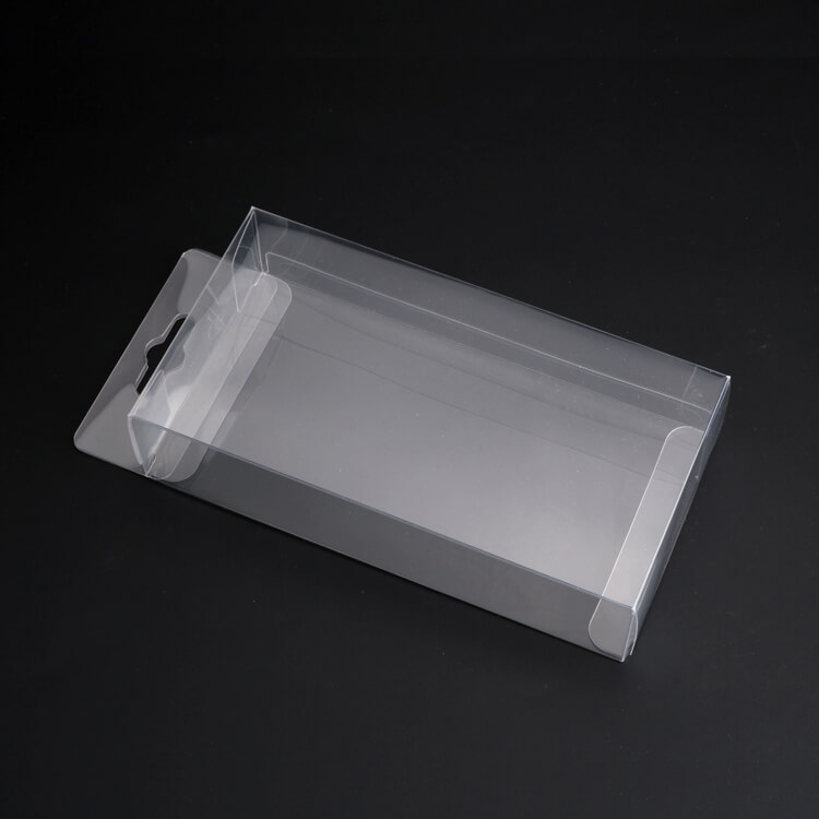 Clear Plastic Rectangular Hanger Boxes