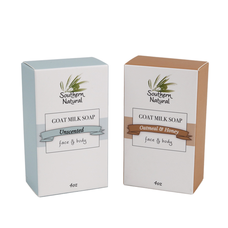 Foldable soap box packaging