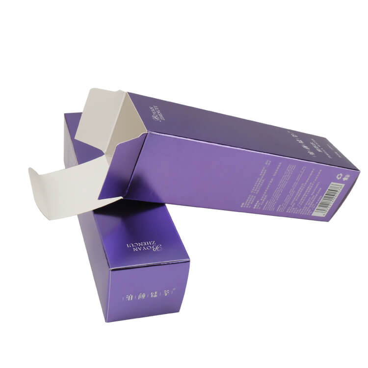 Foldable box packaging