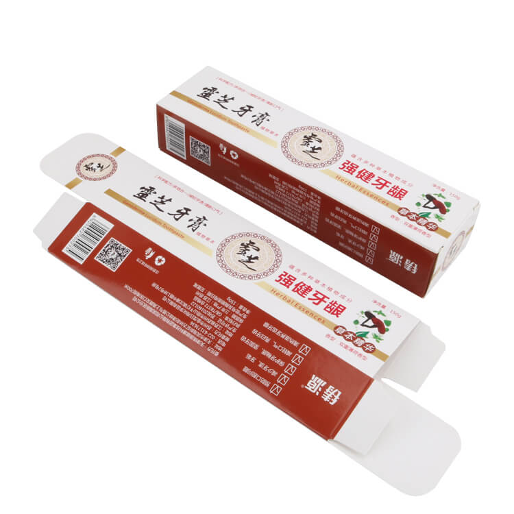 Foldable Toothpaste Paper Boxes