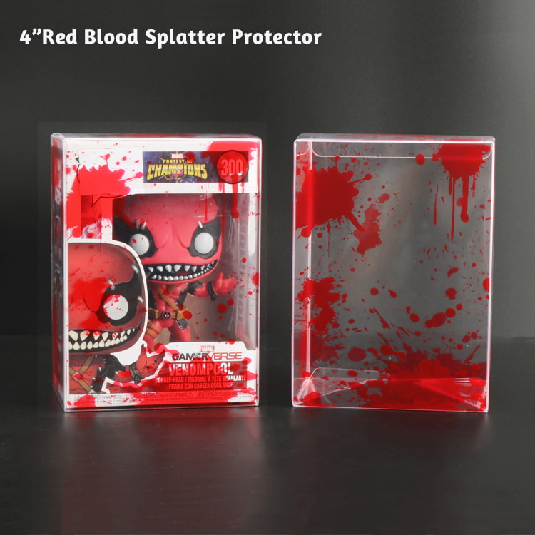 Red Blood Splatter Funko Pop Protector